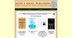 Desktop Screenshot of knollpublishers.com