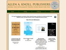 Tablet Screenshot of knollpublishers.com